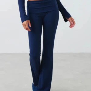 Mörk blå yoga pants - Använt få gånger bra skick🩷