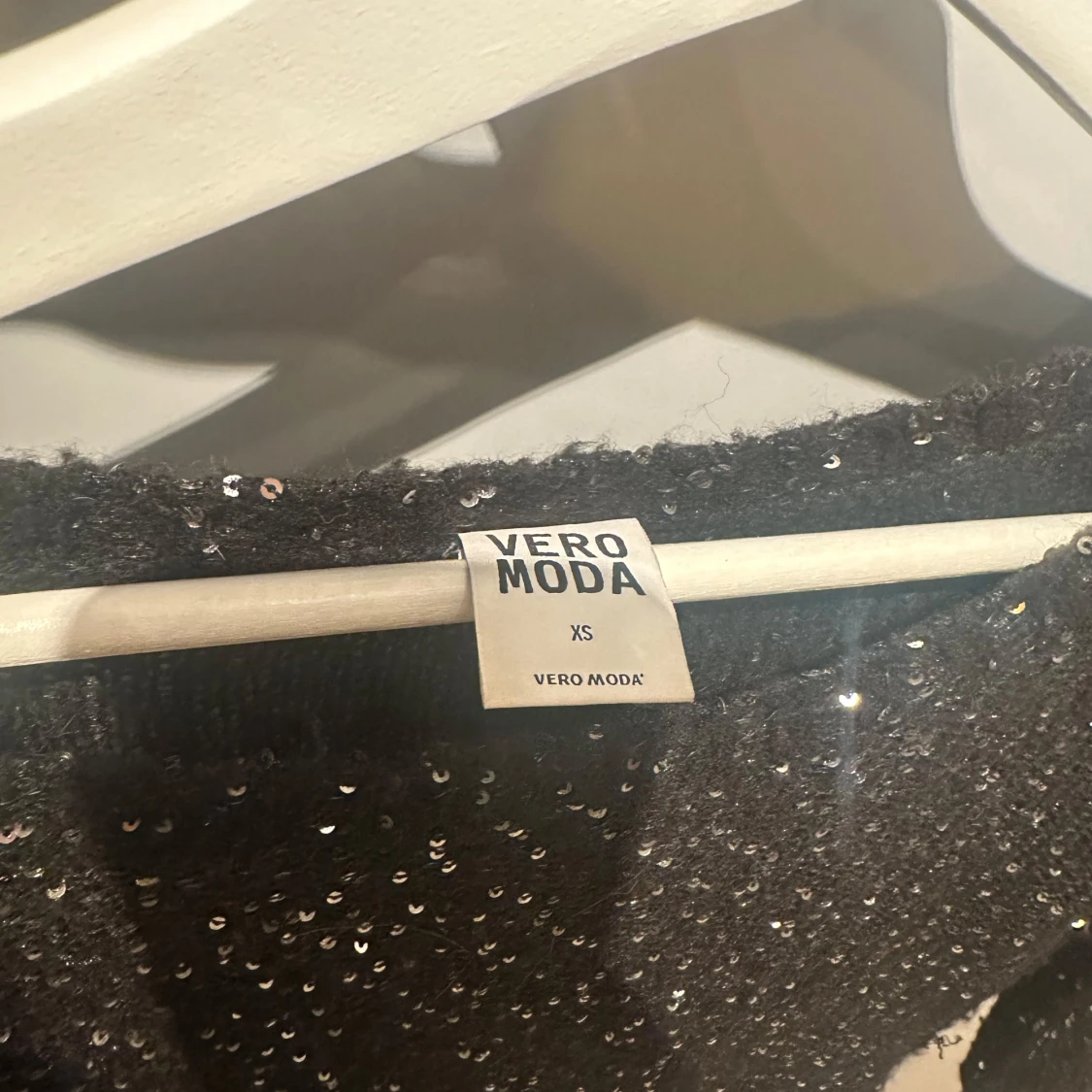 Glittrig trekvarts ärmad tröja - 91