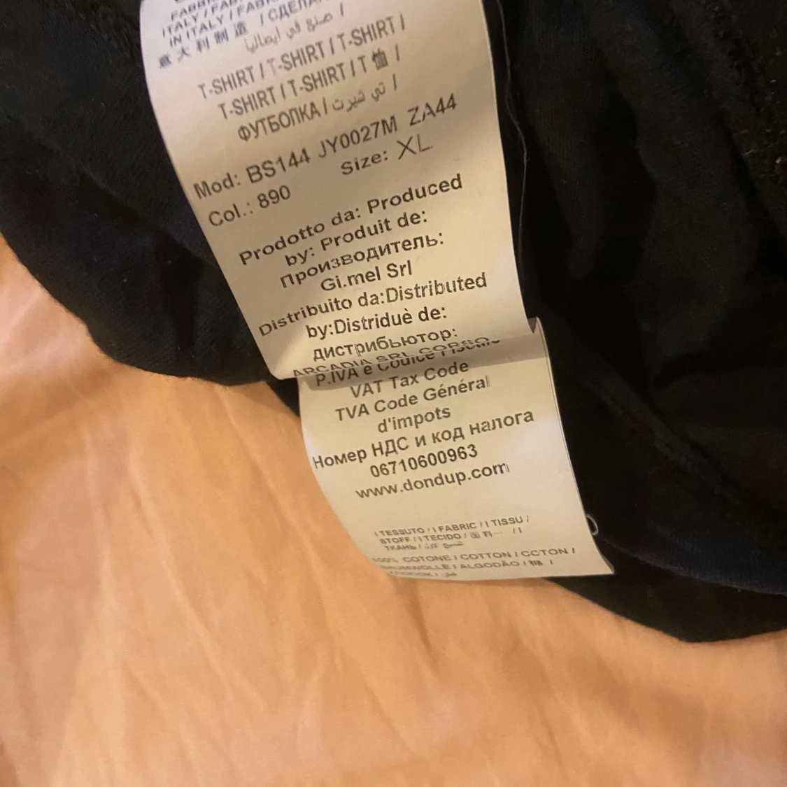 Svart Dondup T-shirt  - 91