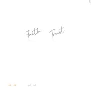 Stilrena örhängen från Ioaku med orden 'Faith' och 'Trust'. I silver,intressekoll/säljer.Skriv till mig först innan ni köper💕