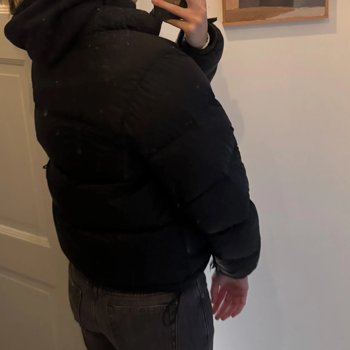 Svart dunjacka från The North Face - 90