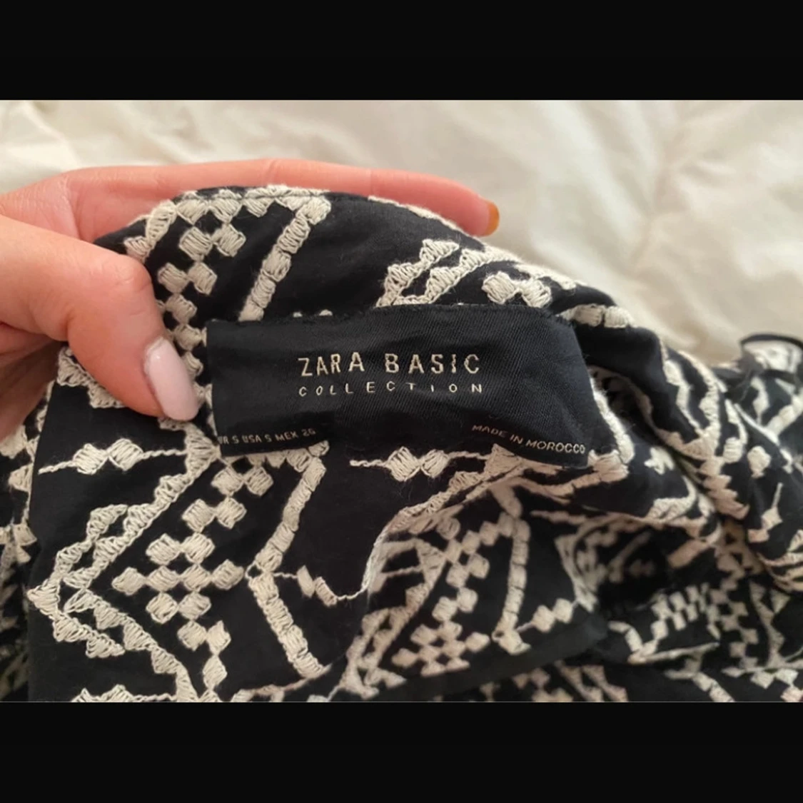 Svartvit mönstrad kavaj från Zara - 90