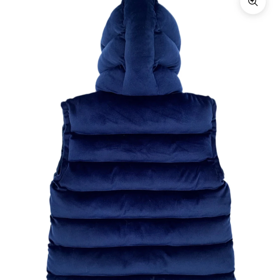 Blå quiltad väst mörk blå - 90