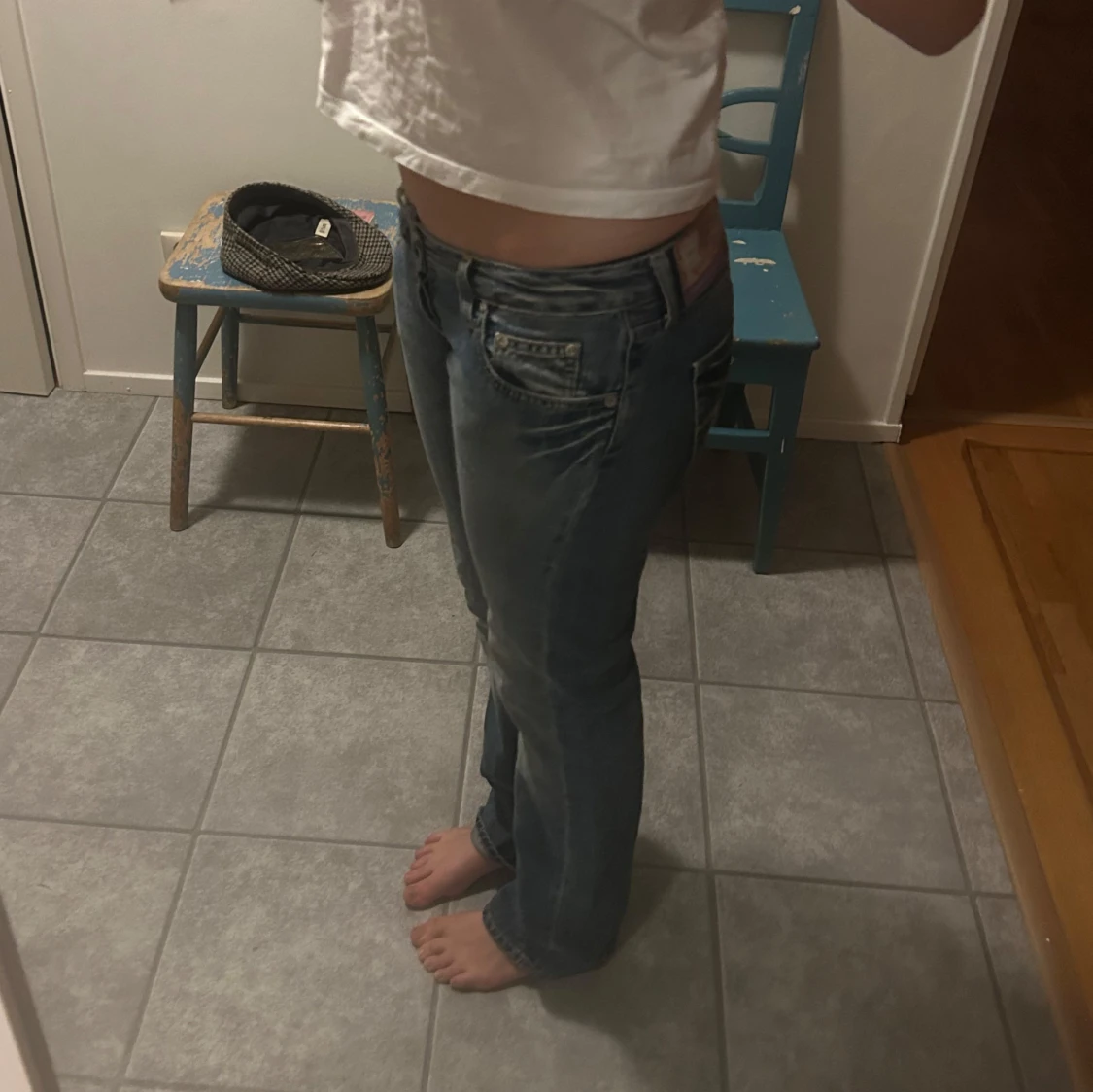 Blå jeans från Replay - 90