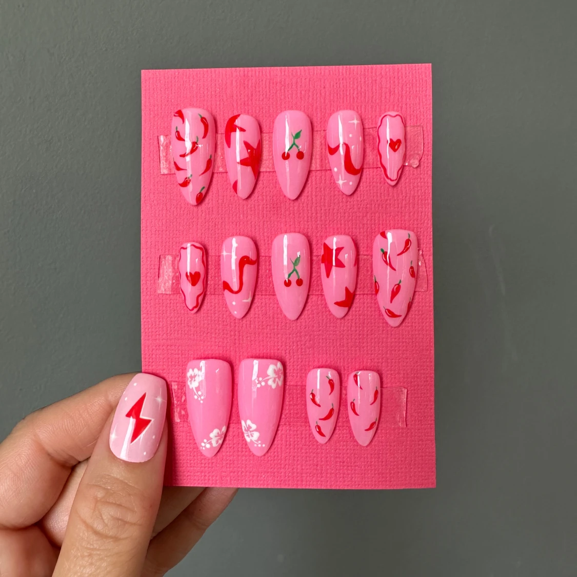 Lösnaglar - custom design - 91