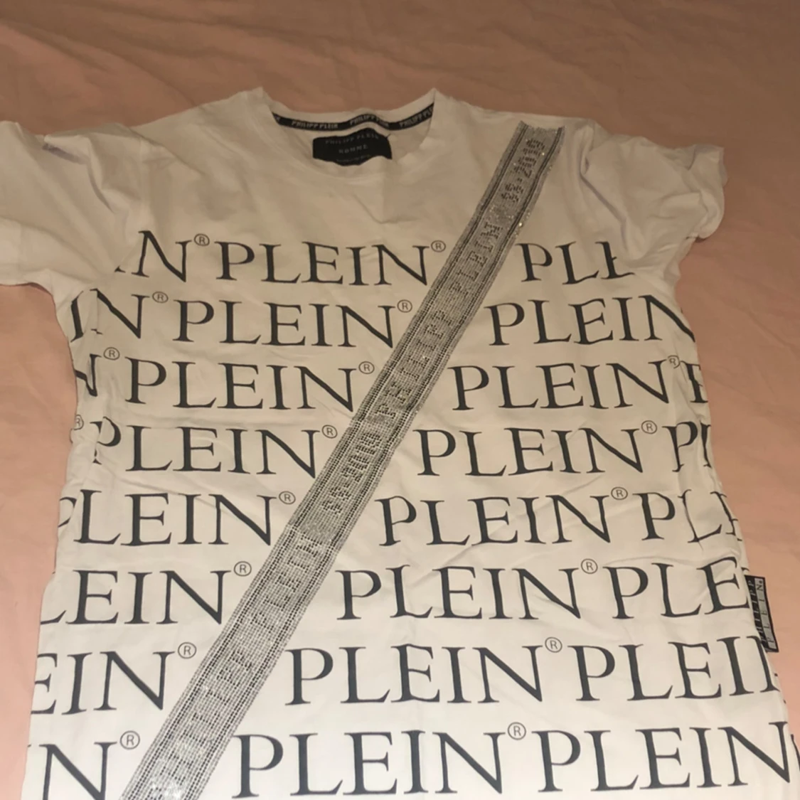 Vit t-shirt från Philipp Plein