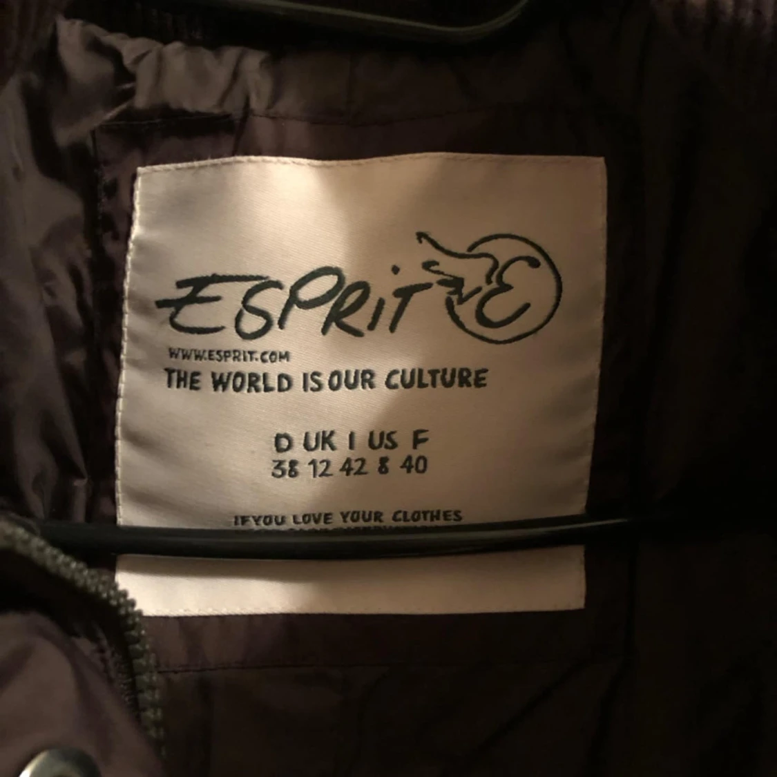 Brun dunjacka från Esprit - 91