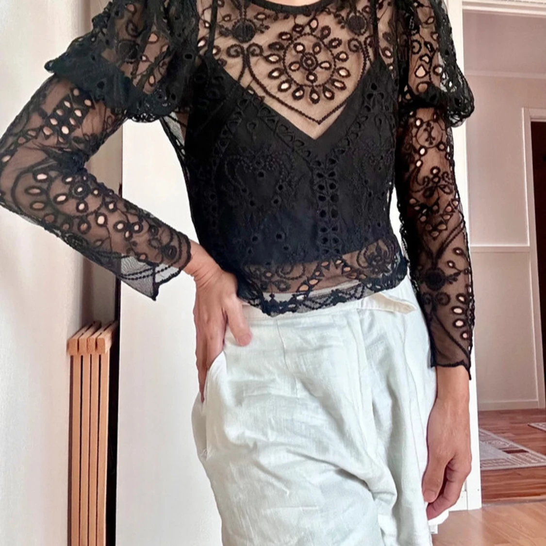Lace top from Zara