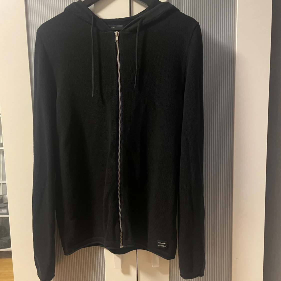 Stickad Cardigan med dragkedja 