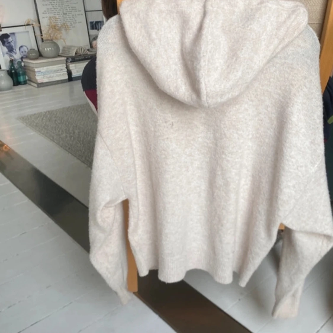 Lindex stickad hoodie