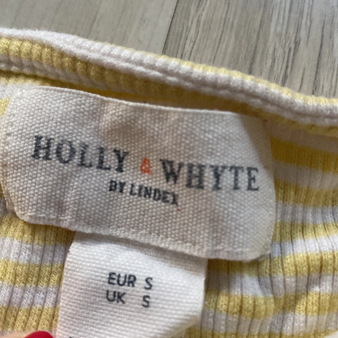 Gul randig tröja  - 90