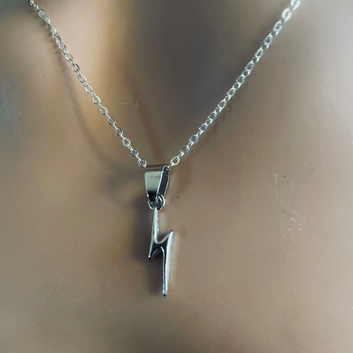 Made by prisförslag - 1 st halsband silver blixt  - 1