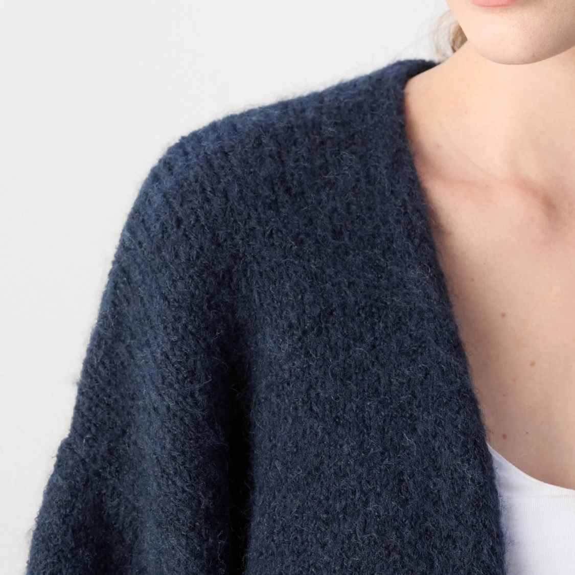 Mörkblå lindex kofta - 91