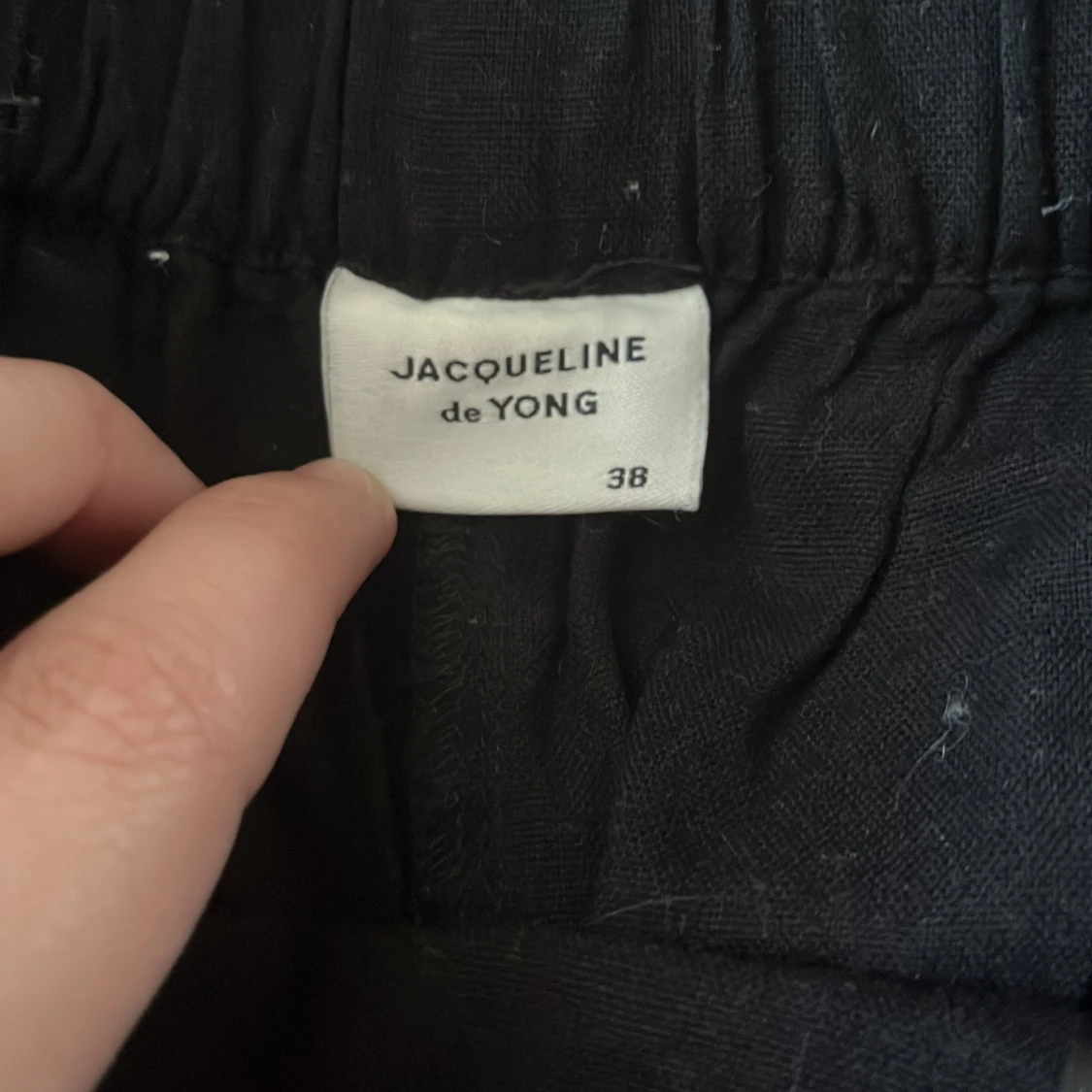 Svarta linneshorts från Jacqueline de Yong - 92