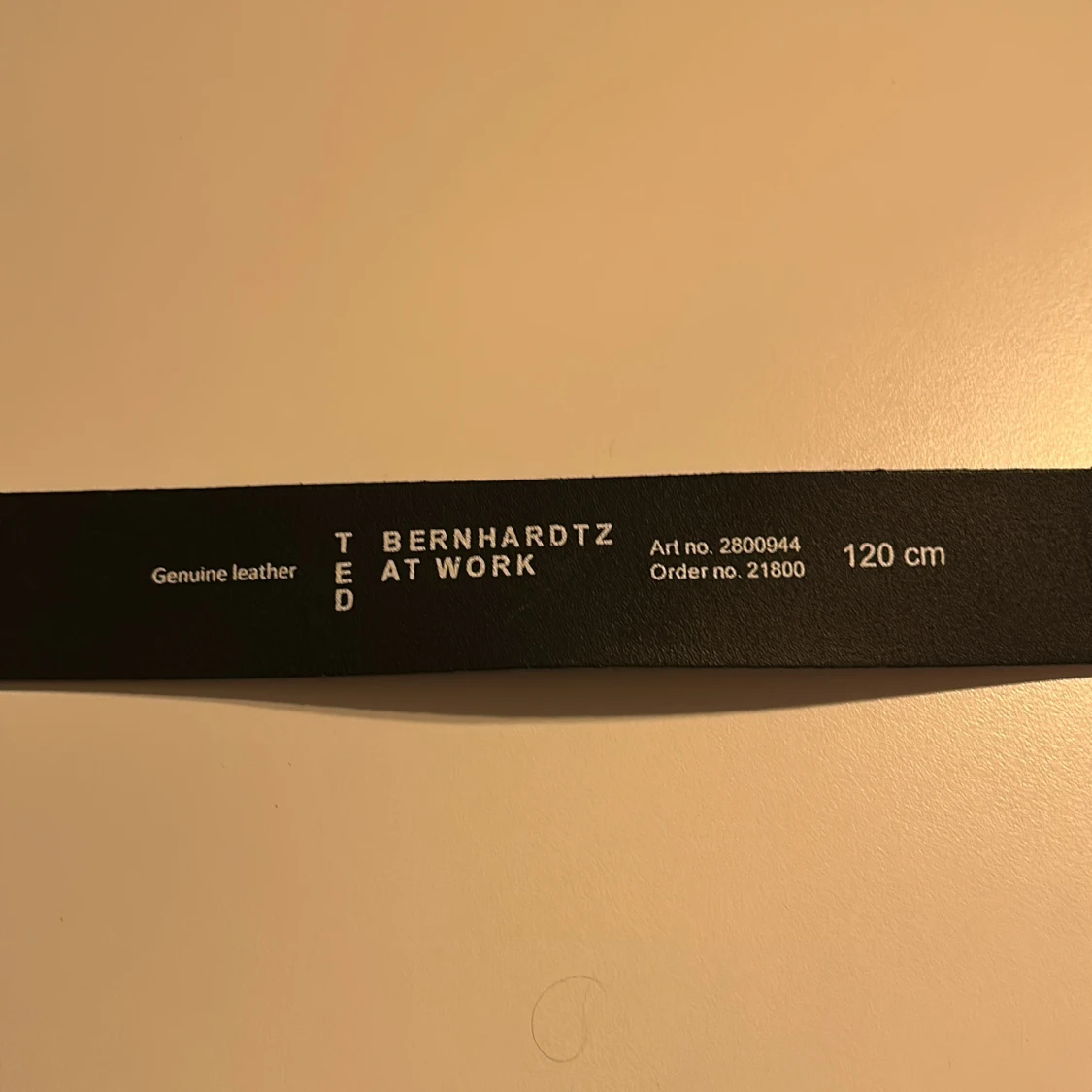 Svart Mc Donalds Skärp - 90