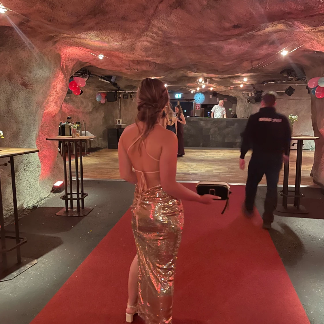 Balklänning glittrig  - 90