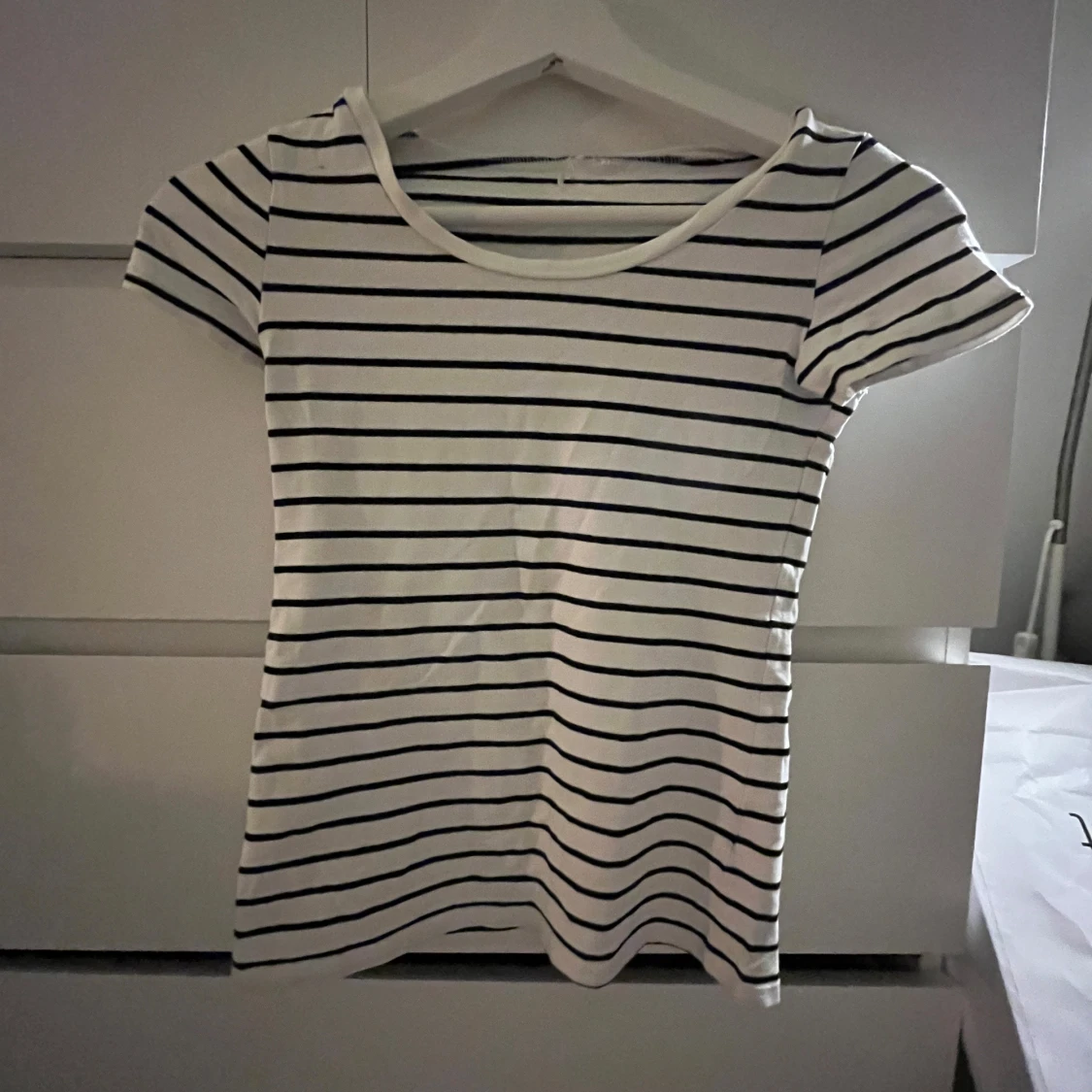 Randig t-shirt i bomull