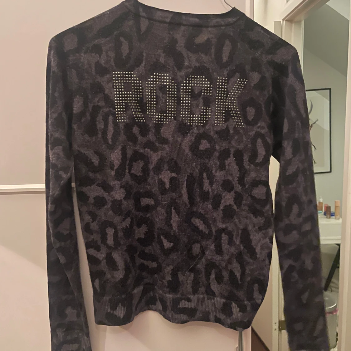 Svart leopardmönstrad kofta från Zadig & Voltaire - 91