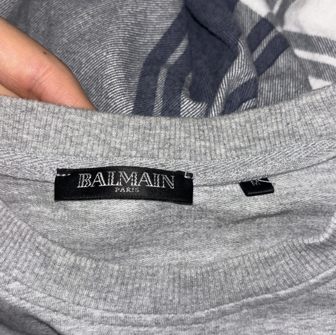 Grå sweatshirt från Balmain - 90