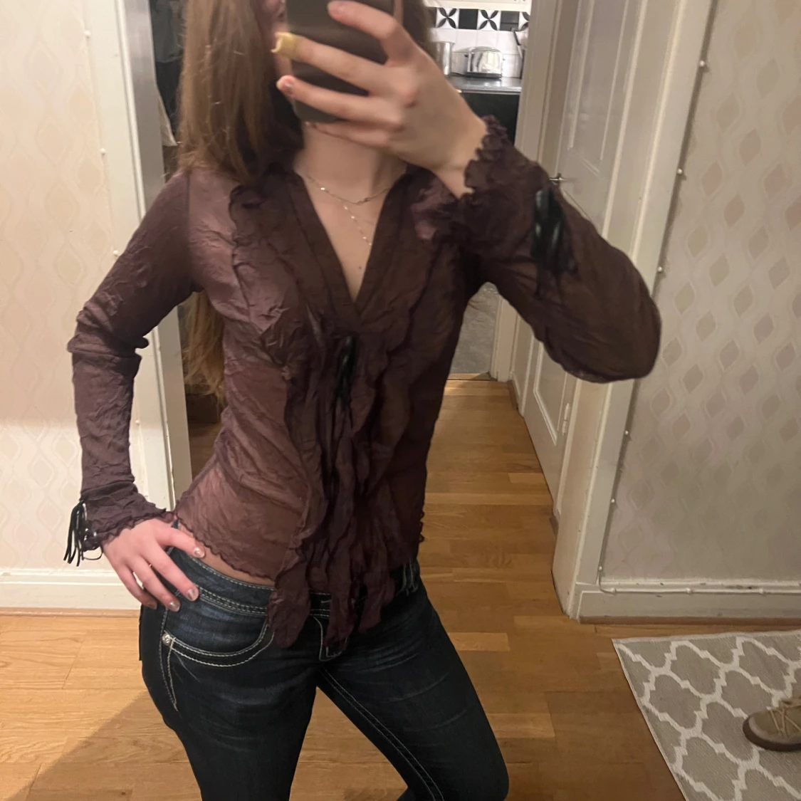 Snygg fest skjorta - 90