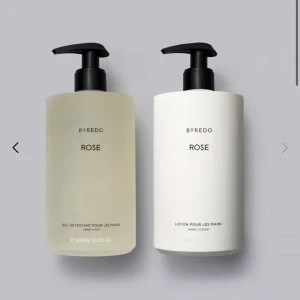 SÖKER TOMMA Byredo Handtvål och Handlotion - Söker byredo behållare, kommer applicera egen tvål och handkräm så går fint med tomma.