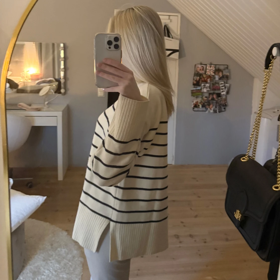 Randig beige tröja från Zara - 91