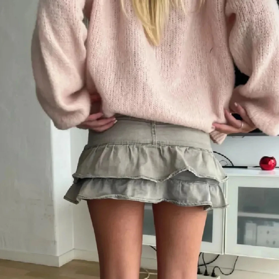 Lågmidjad jeans kjol! - 90