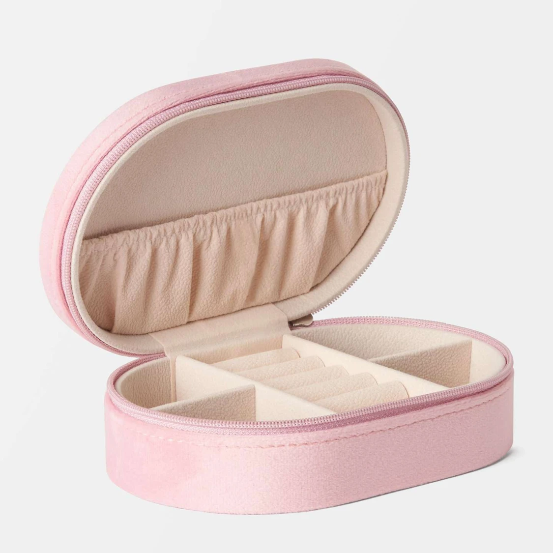 Rosa smyckeskrin med dragkedja från Åhléns Home