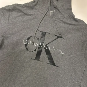 Calvin Klein - Hoodie (Grå) - Calvin Klein Hoodie, knappt använt, storlek L. Hoodien var en gammal present som var för stor, har använts max en gång.