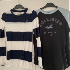 Långärmade Hollister T-shirts - Långärmade T-shirts Stl. XS Smal lite längre modell, 