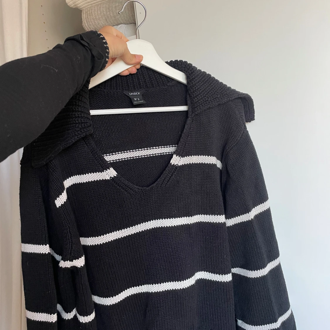 Stickad tröja Lindex