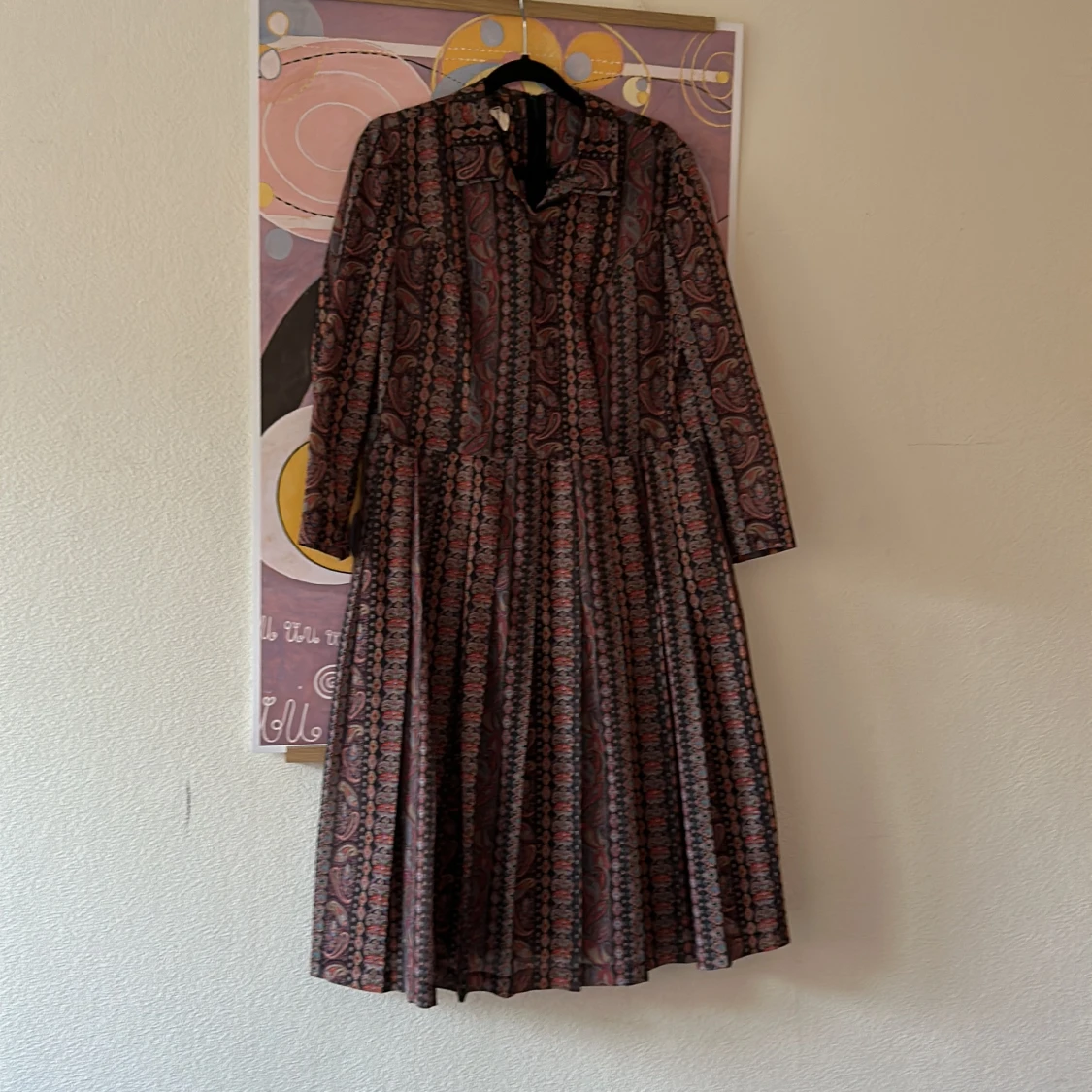 Vintage patterned dress - 1