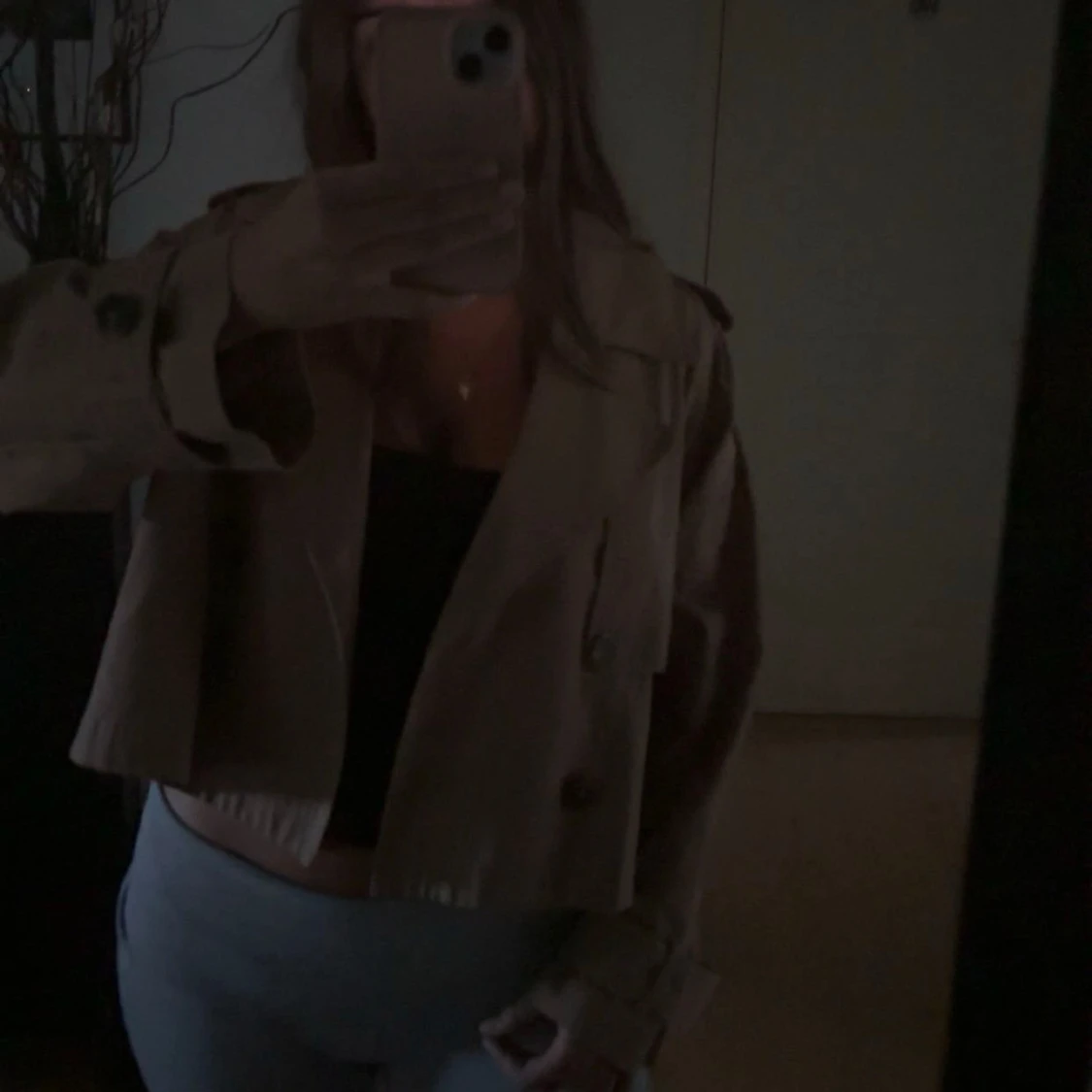 Cropped trenchcoat  - 90