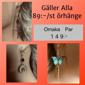 By prisförslag Omaka Par örhängen ord. 89 kr/st valfria - Omaka Par örhängen ord. 89 kr/st valfria