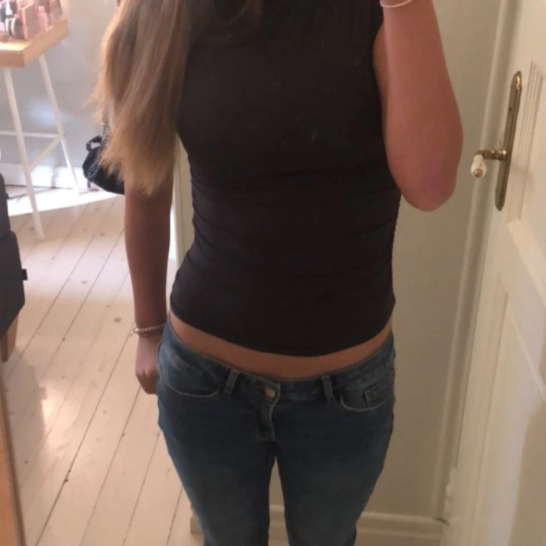 Grå snygg topp - 90