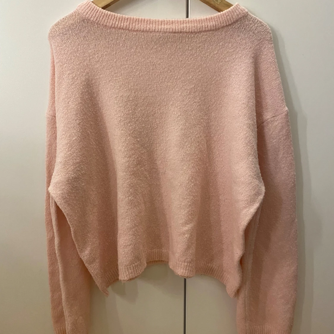 Rosa stickad tröja💖