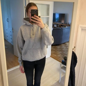 hoodie  - grå hoodie från bikbok i storlek  M. har haft i ca 3 år och använt ganska mycket 