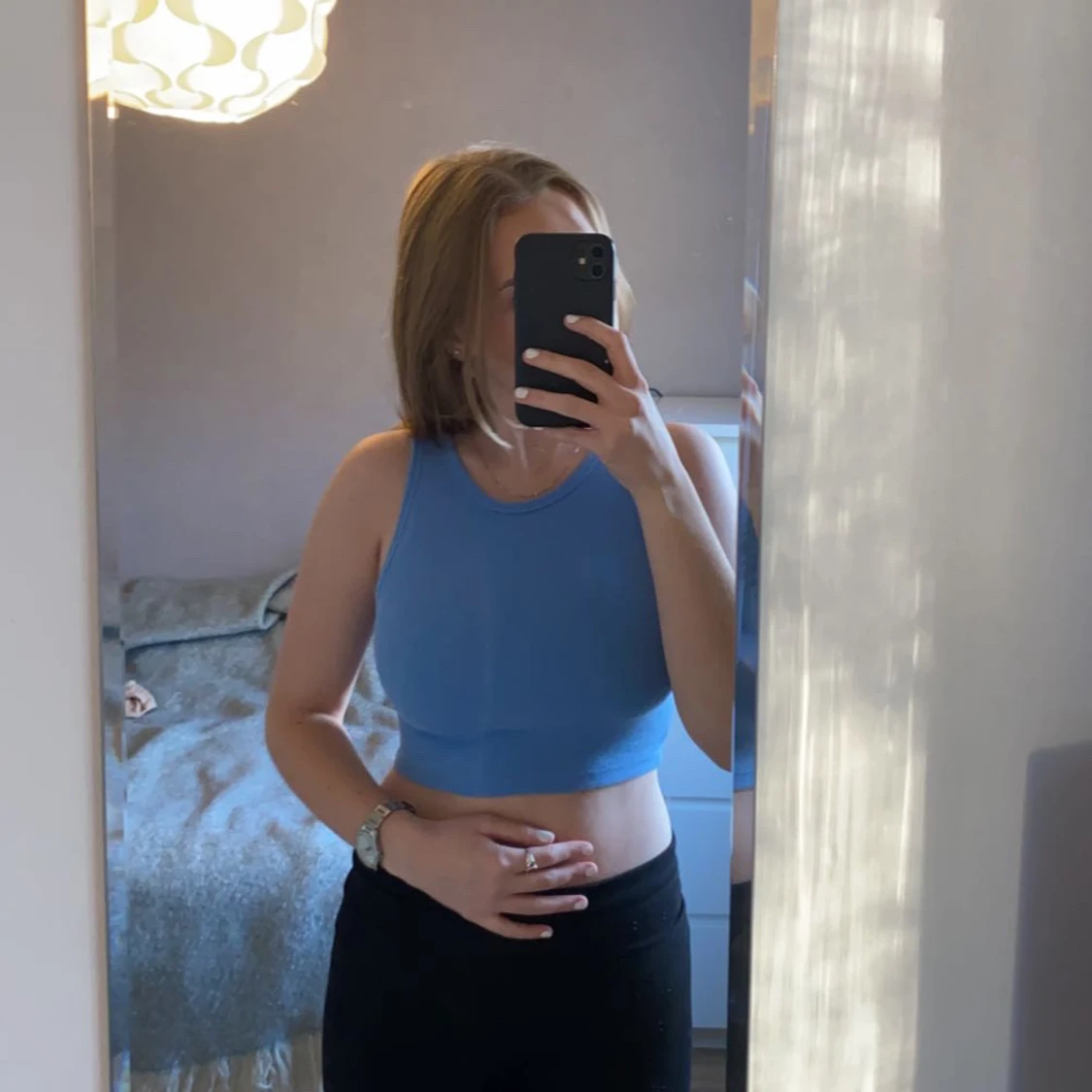 Blått linne från Zara