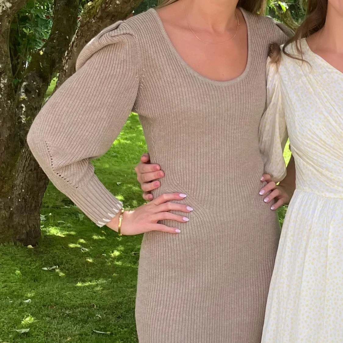 Adoore stickad hourglass klänning - 91