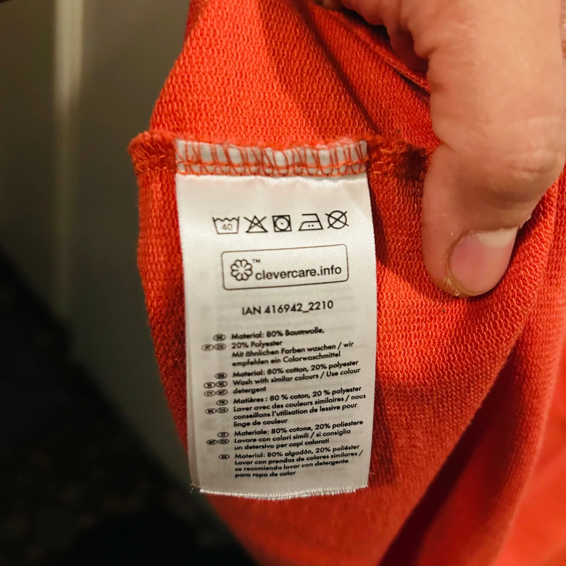 Korall tröja med dragkedja från Esmara - 93