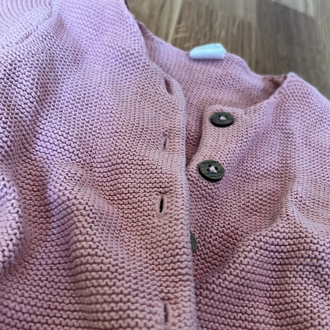 Rosa stickad kofta från H&M - 90