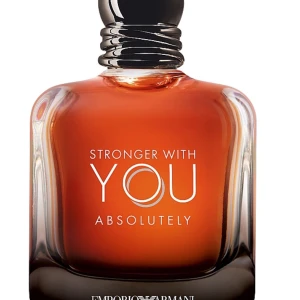 Stronger With You Absolutely från Emporio Armani - Säljer en10 ml av en  elegant och intensiv parfym, Stronger With You Absolutely från Emporio Armani. Doften är varm och kryddig, perfekt för kvällar och speciella tillfällen. En perfekt present eller tillägg till din egen samling! 🌟Kolla listan med de 28 st mest haypade parfymer och välj din favori. Jag köper in större mängd refil på parfymerna från Holland och från privat personer och  därför jag kan sälja till grymma priser 👌🏼