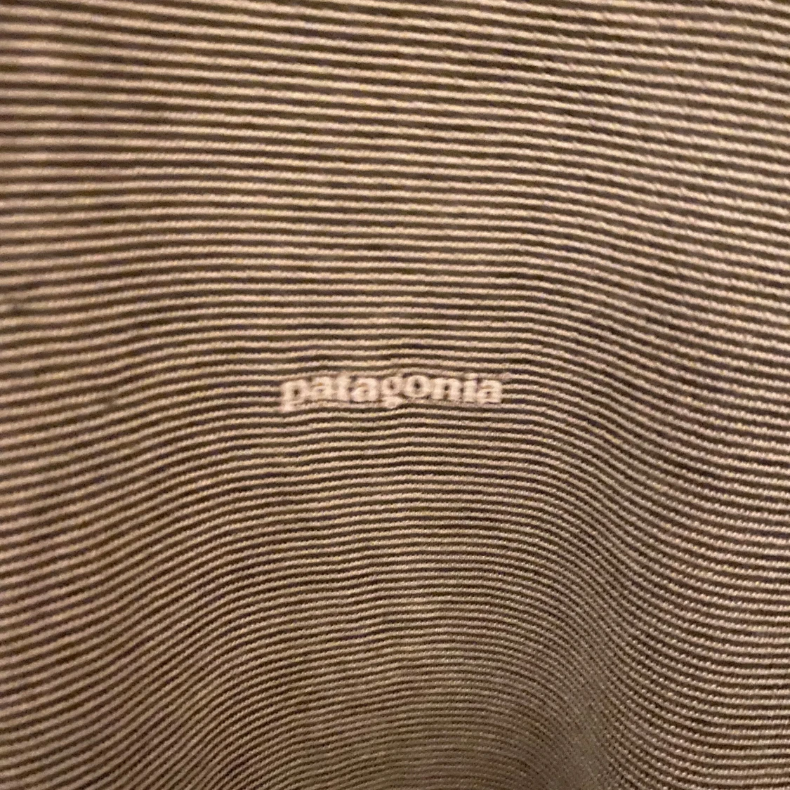 Patagonia thermal långsleeve khaki L 90s gorpcore hiking  - 91