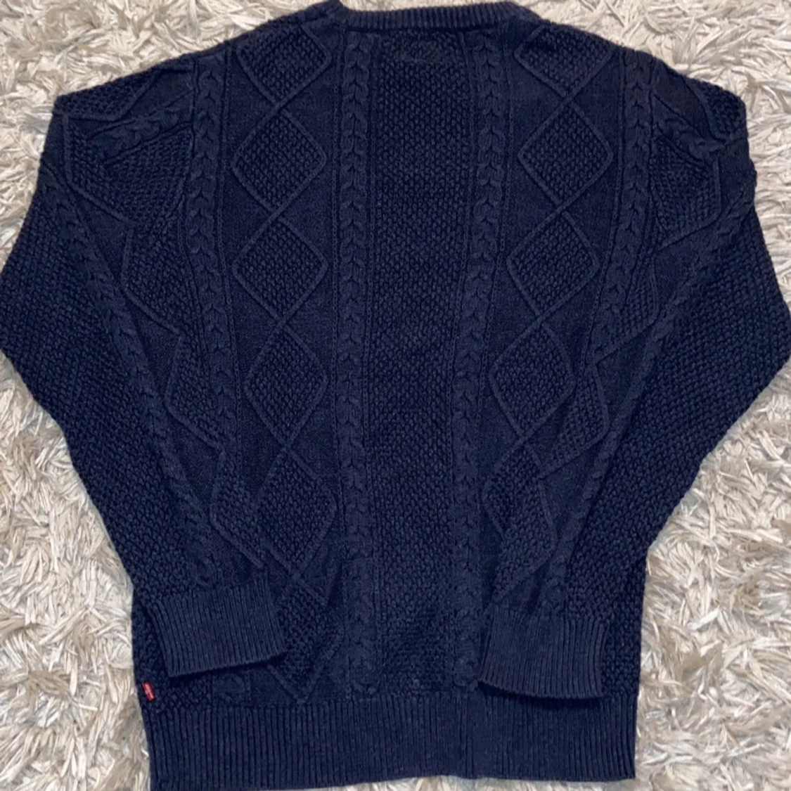 Mörkblå Stickad Levis Tröja - 91