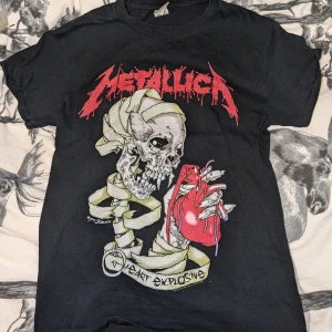 Metallica t-shirt - Säljer en svart t-shirt med Metallica-tryck. Säljer då den inte kommer till användning längre :) skick 10/10