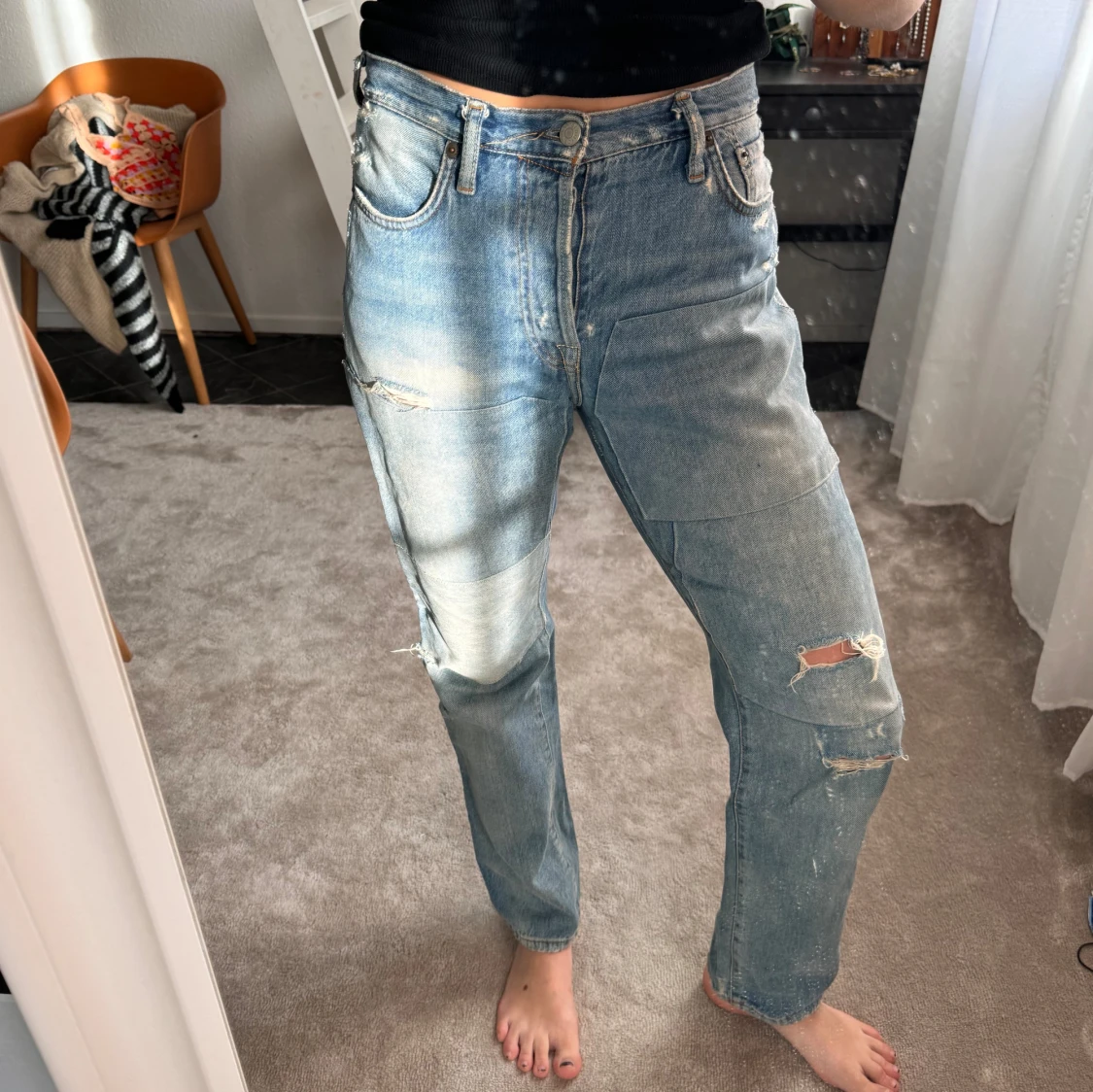 Acne Studios blå konst jeans - 92