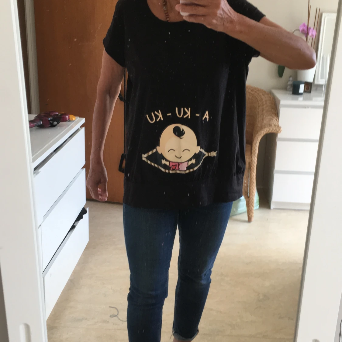 T-hirt med tryck på - 92