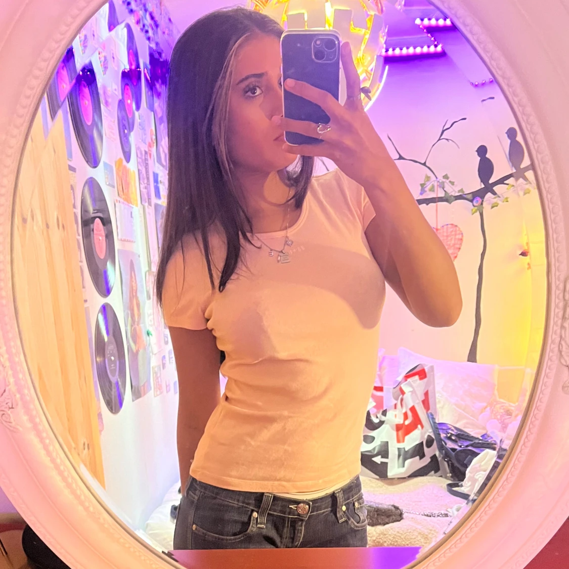 Beige t-shirt från Esprit