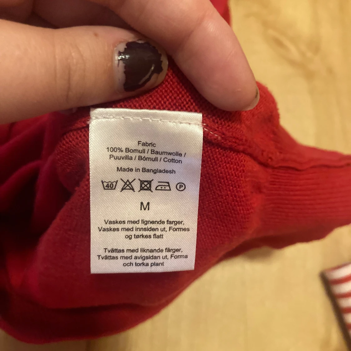 Dressmann röd stickad tröja - 91