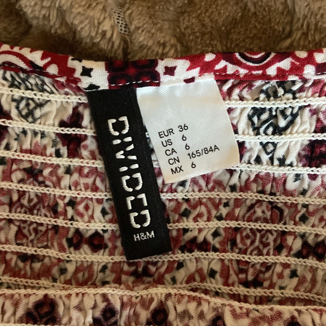 Mönstrad klänning från H&M Divided - 91